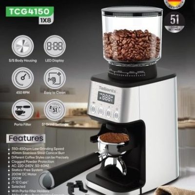 آسیاب قهوه تلونیکس مدل TCG4150