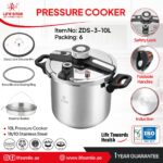 زودپز 10لیتری جدید لایف اسمایل مدل ZDS-3-10L